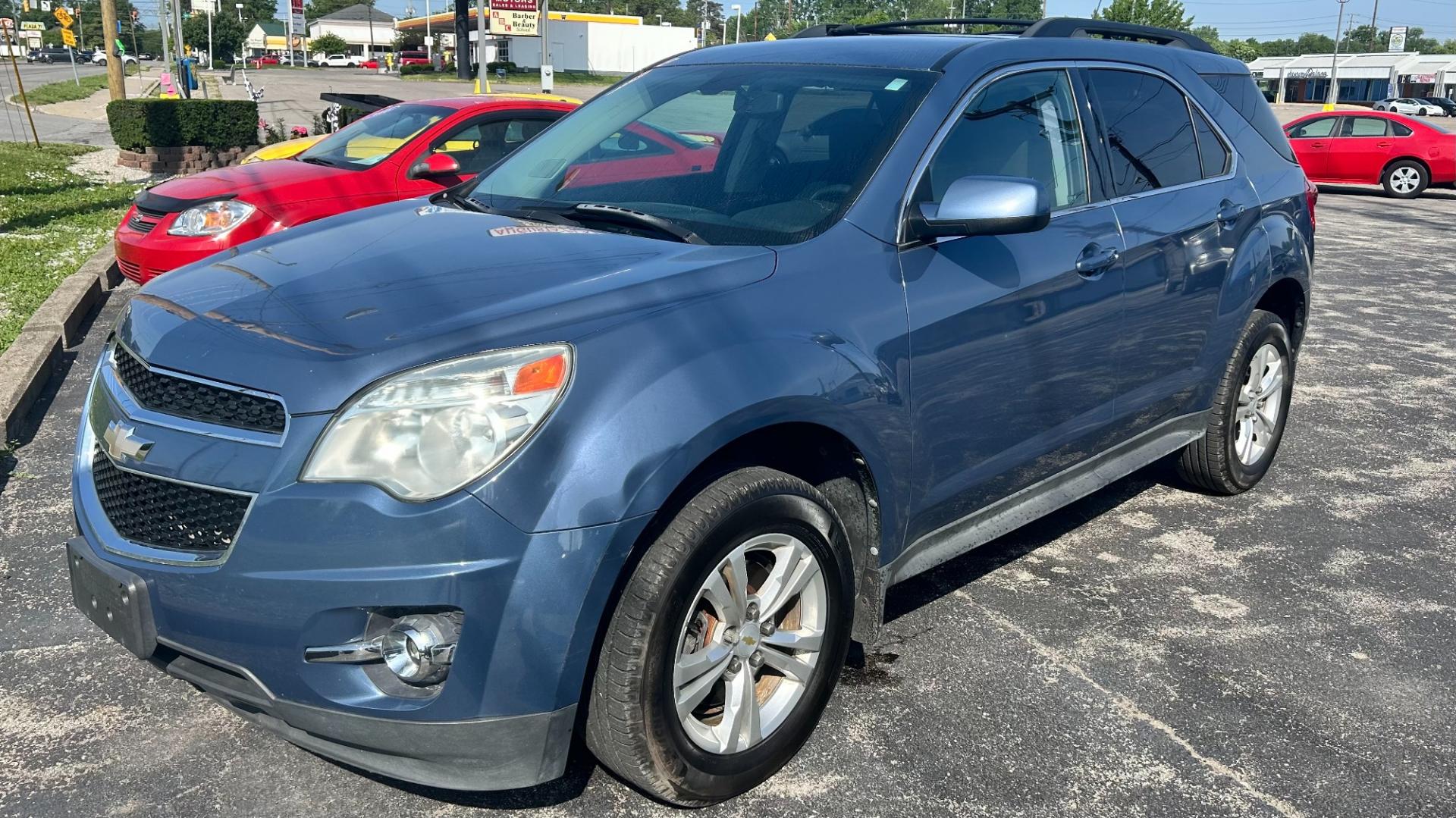 2011 BLUE /GRAY Chevrolet Equinox LT (2CNALDEC6B6) with an 2.4L L4 DOHC 16V engine, 6-Speed Automatic transmission, located at 2710A Westlane Rd., Indianapolis, IN, 46268, (317) 291-2000, 39.885670, -86.208160 - Photo#2